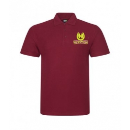 Hungry Horse Burgundy Manager Polo Shirt